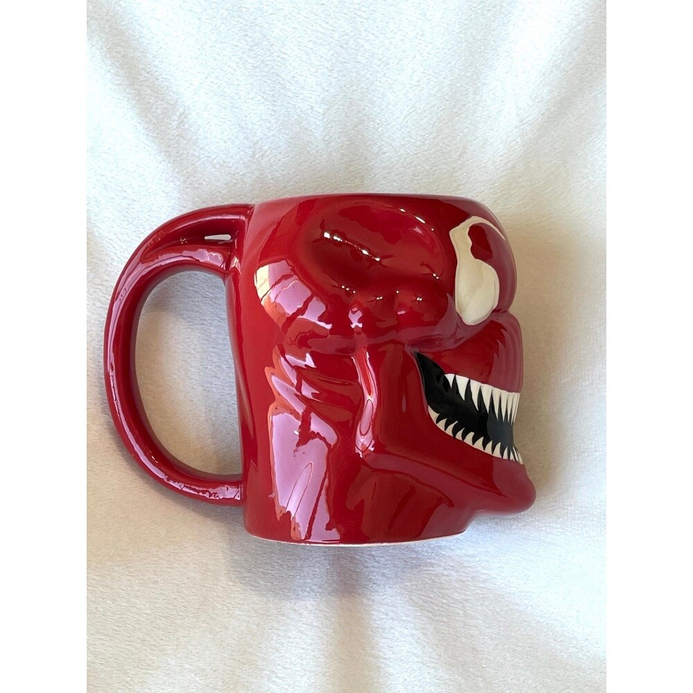 Loot Crate Exclusive Marvel Carnage 3D Molded Ceramic Mug Red Symbiote 16oz - Picture 2 of 4